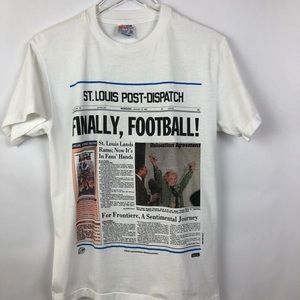 St. Louis Post Newspaper Football Graphic Tee | XL